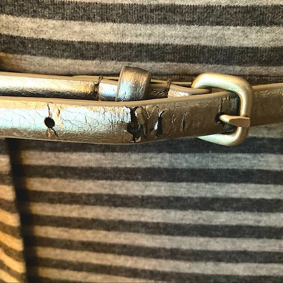 Gray Belted Wear to Work Dress - Picture 6 of 7